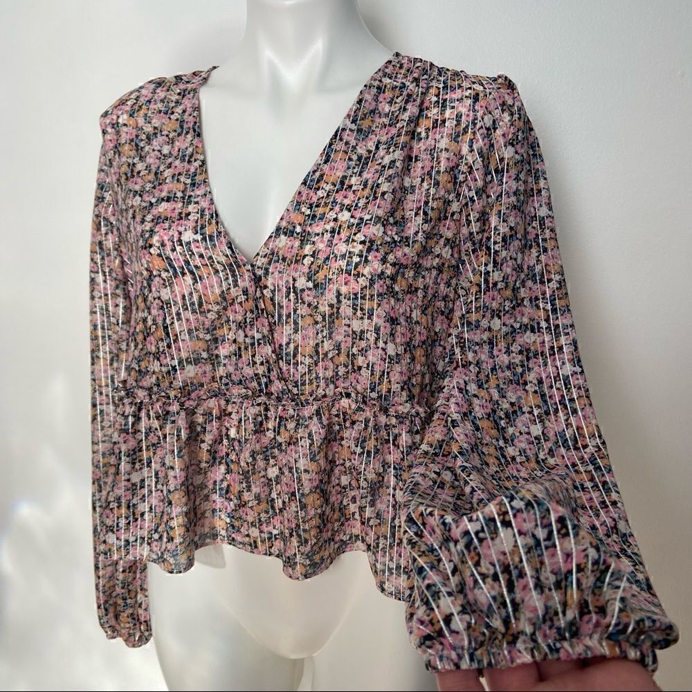Wayf Floral Peplum Top  